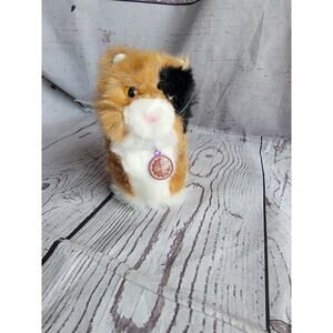 American Girl Doll Retired 5in Pet Plush Calico Cat Ginger With Colar And Tag